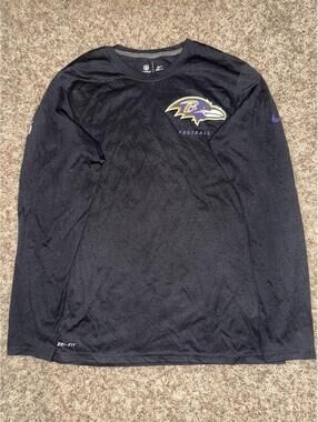 Nike Men’s Baltimore Ravens  Sideline Legend Performance Long Sleeve T-Shirt